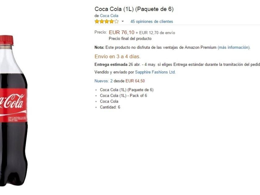 La Coca-Cola de los que se rascan el bolsillo