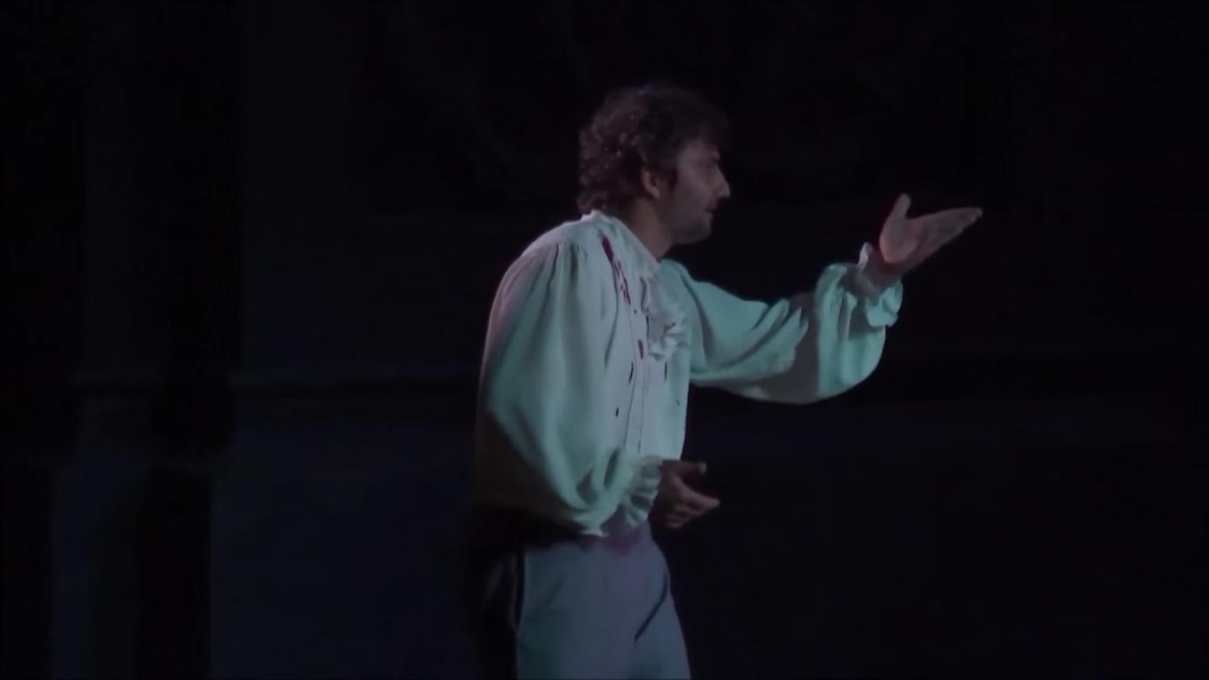 Jonas Kaufmann, en el momento de desconcierto.