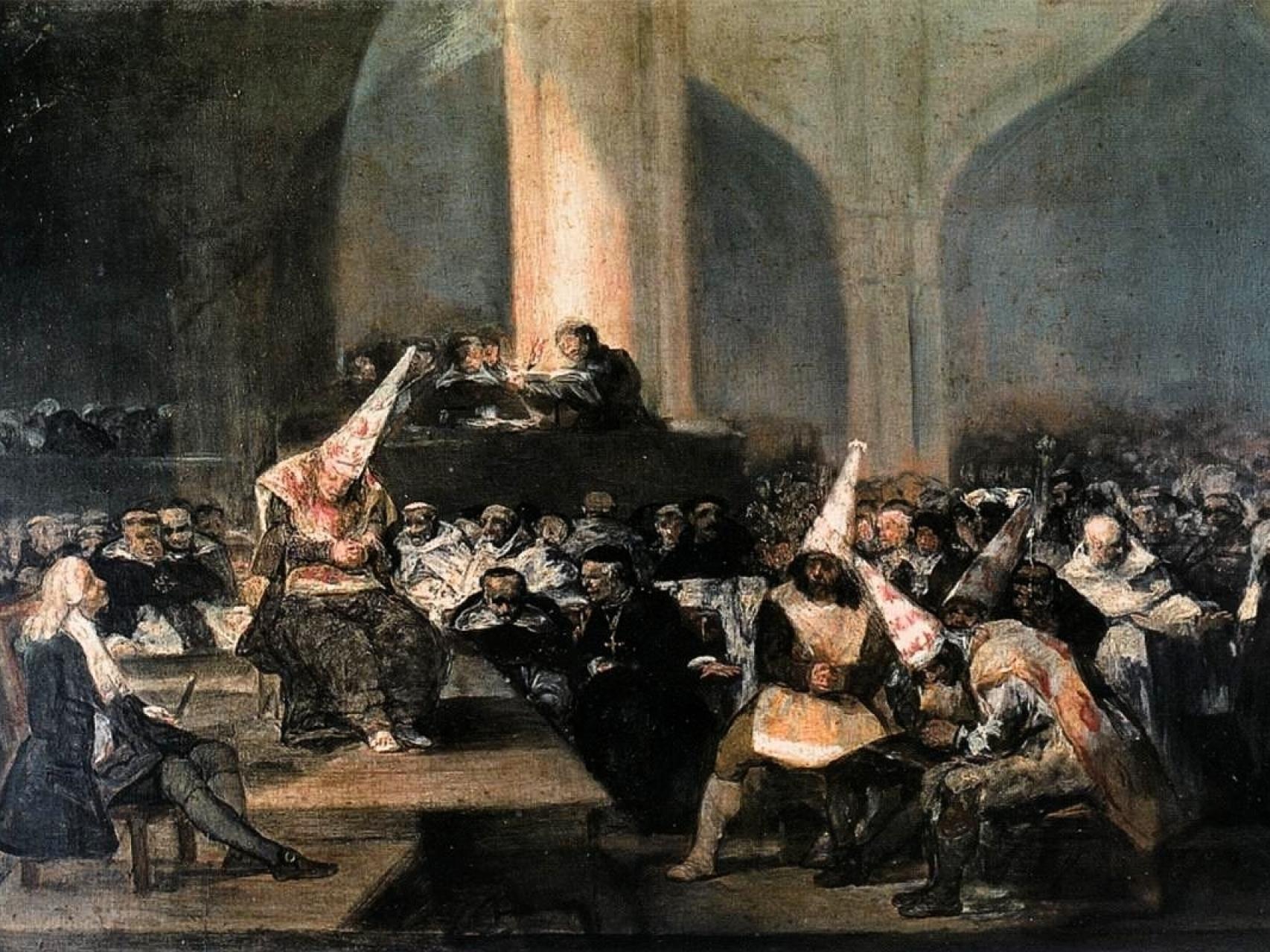 Auto de fe de la Inquisición, 1815-1819, Academia de San Fernando.