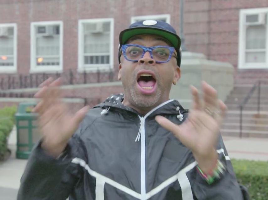 El director de cine Spike Lee en el vídeo dedicado a Bernie Sanders.