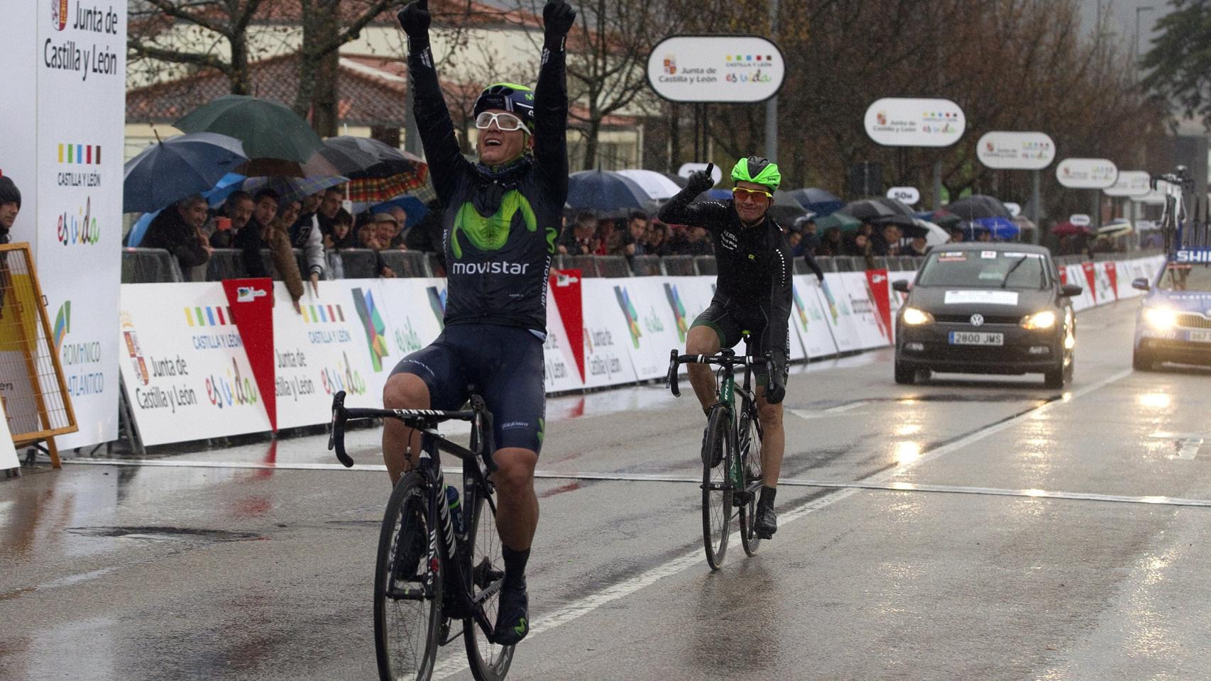 Carlos Betancur en la pasada Vuelta a Castilla y León.
