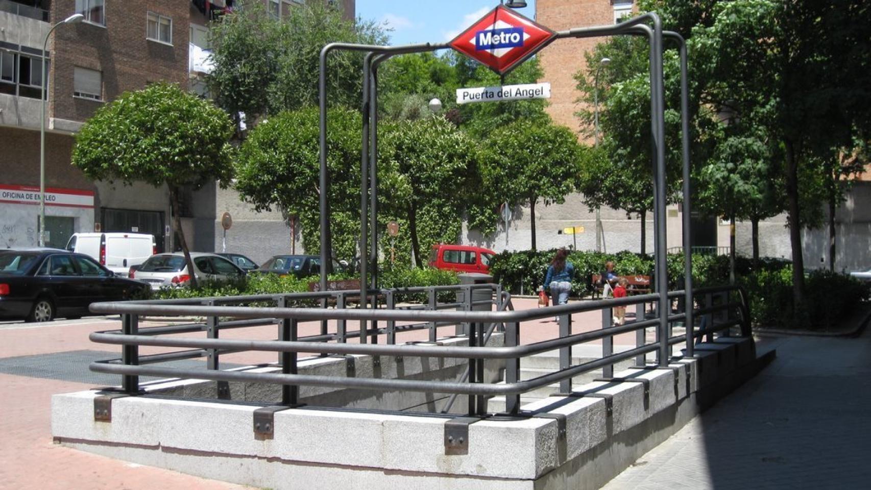 Estación de metro de Puerta del Ángel de Madrid