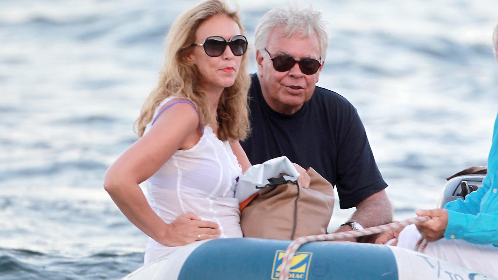 Mar y Felipe disfrutando de sus primera vacaciones juntos en el Caribe