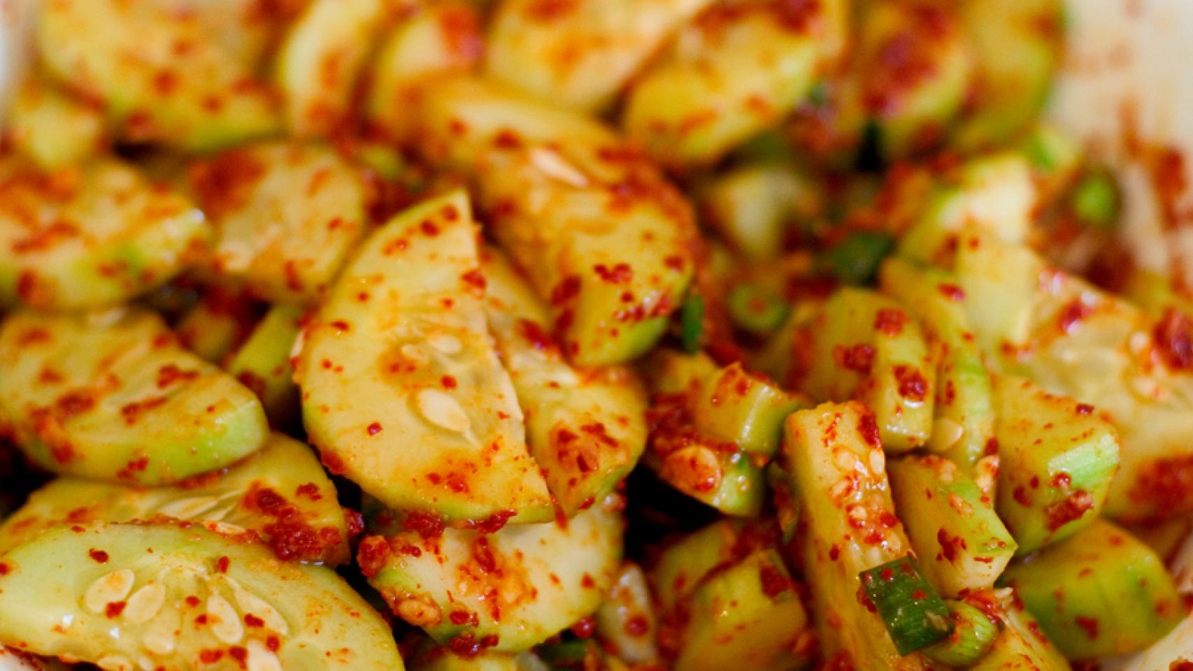 El kimchi es un plato fermentado típico de Corea.