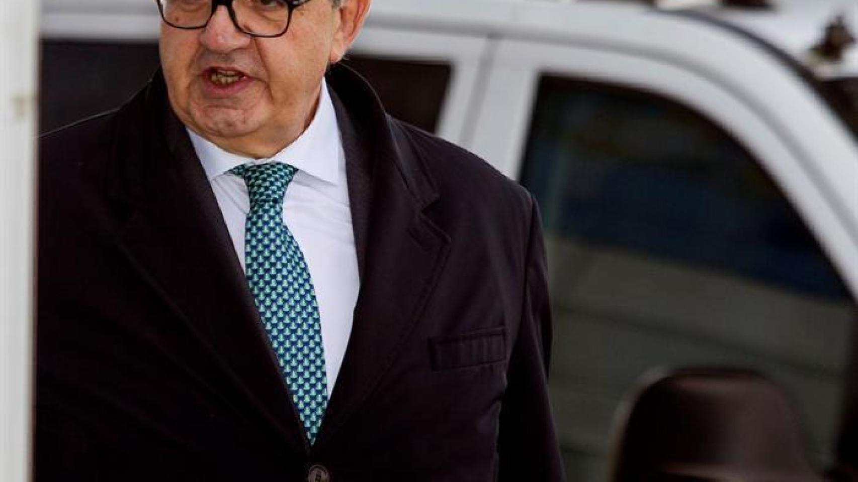 Carlos García Revenga a su llegada a la Escuela Balear de la Administración Pública.