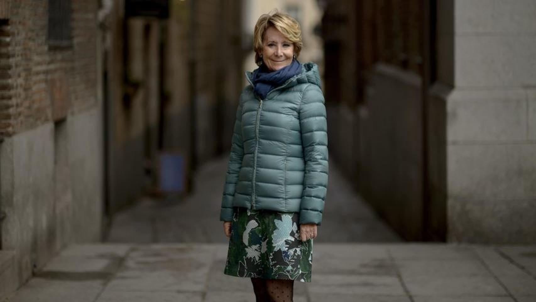La portavoz del PP en el Ayuntamiento de Madrid, Esperanza Aguirre.
