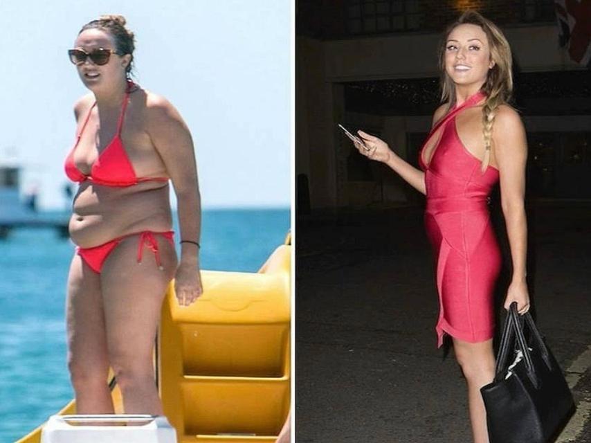 Charlotte Crosby antes y después