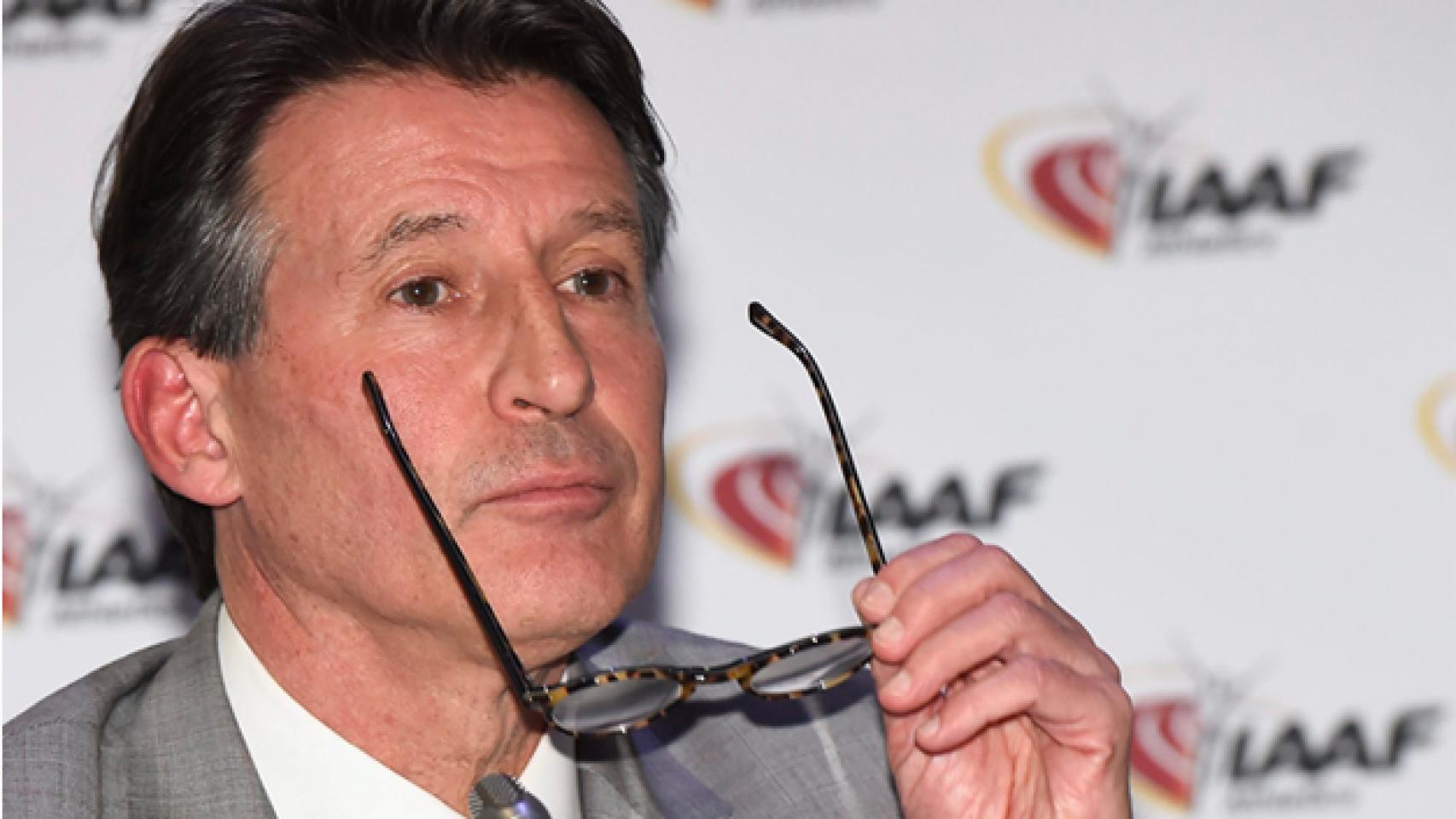 Sebastian Coe, presidente de la IAAF.