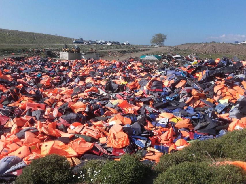 El cementerio de chalecos.