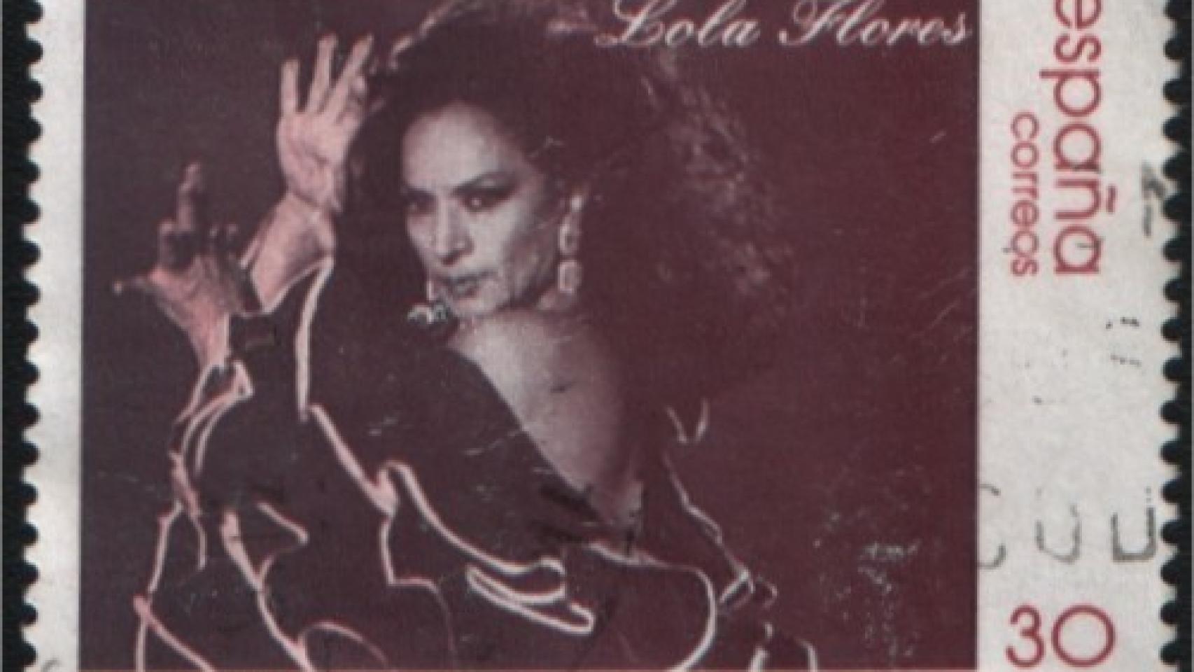 Sello homenaje a Lola Flores