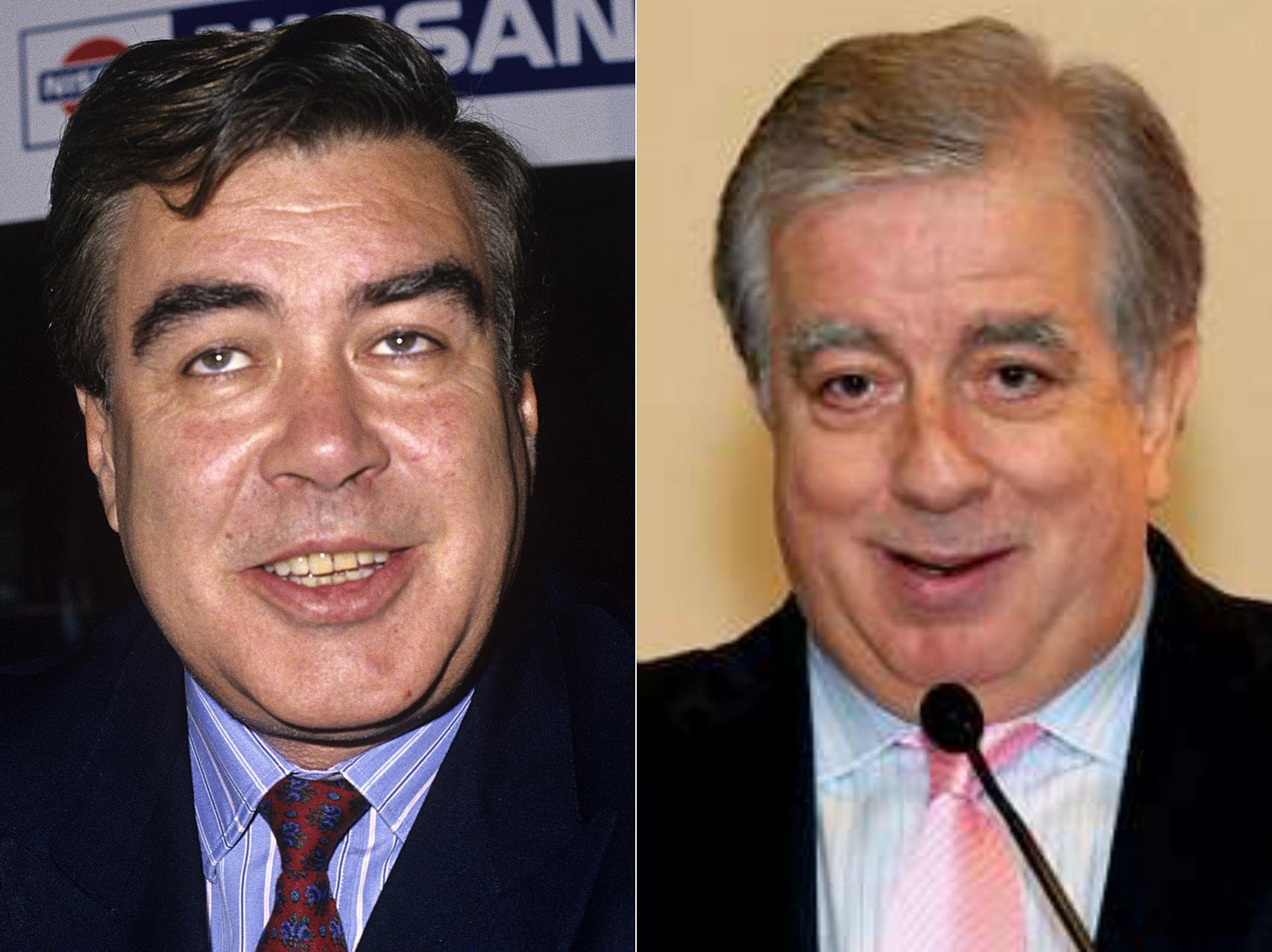 Enrique Sarasola (foto de 1990) y Jesús Barderas (foto de 2007).