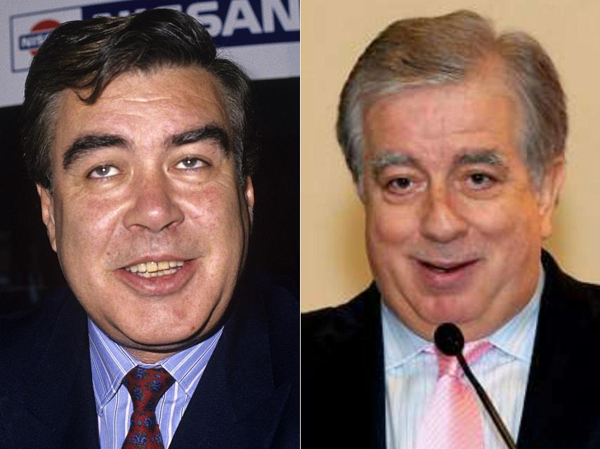 Enrique Sarasola (foto de 1990) y Jesús Barderas (foto de 2007).