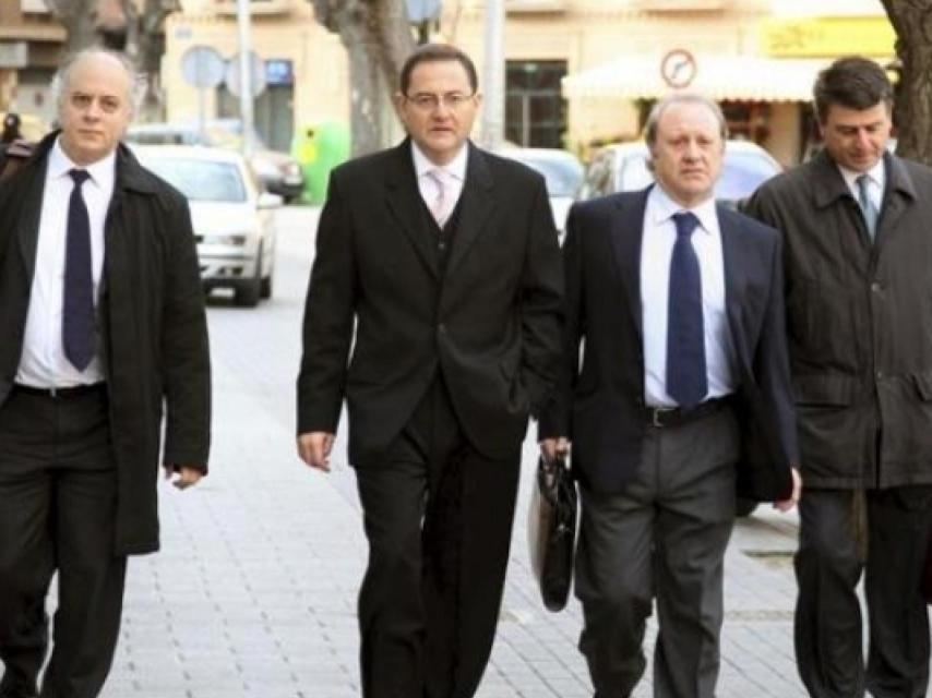 Trinitario Casanova, a la entrada de los Juzgados