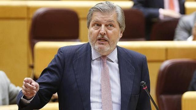 El ministro de Educación, Íñigo Méndez de Vigo, en el Senado