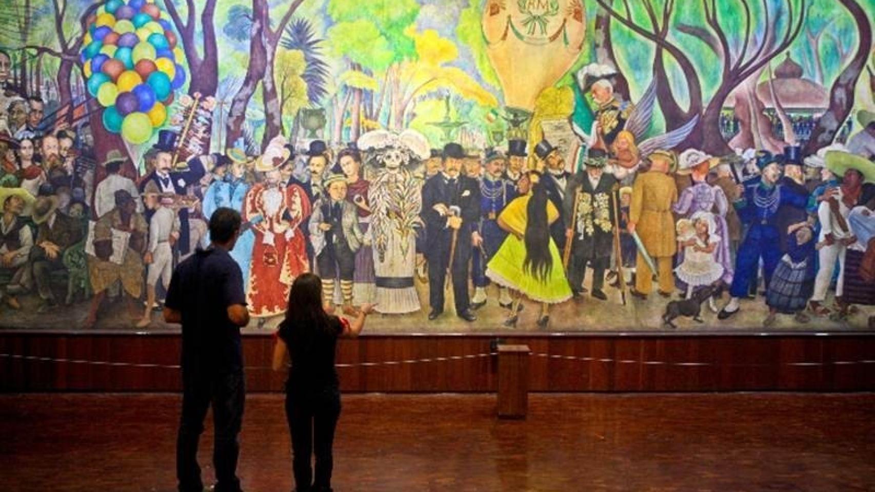 Sueño de una tarde dominical en la alameda central.