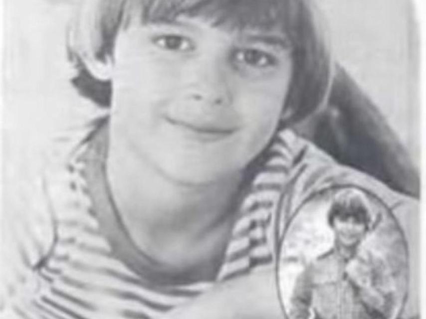 Manuel Benítez Valero de niño