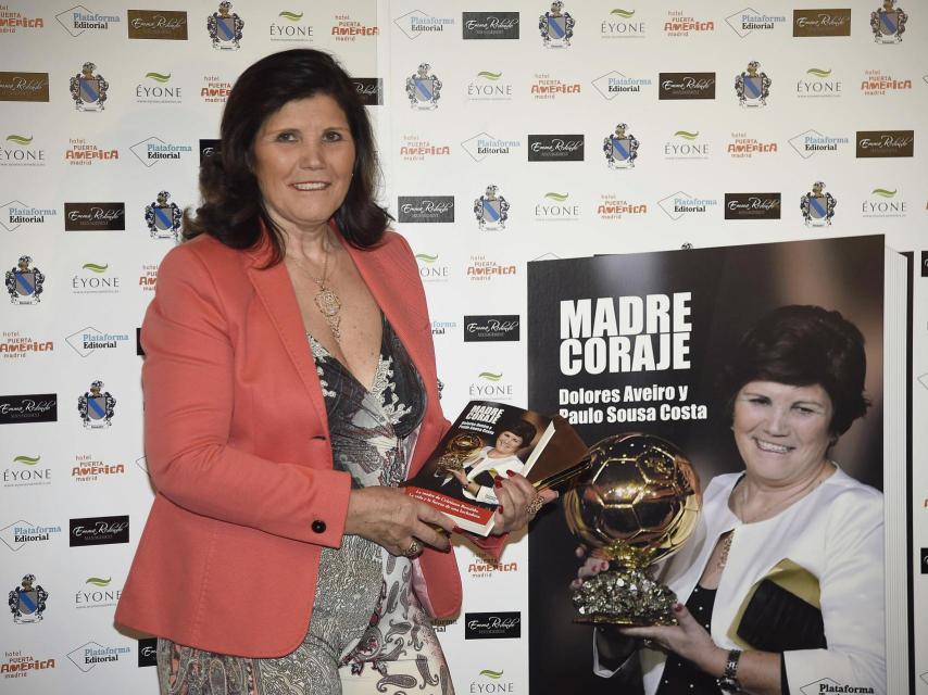 Dolores Aveiro durante la presentación del libro Madre Coraje