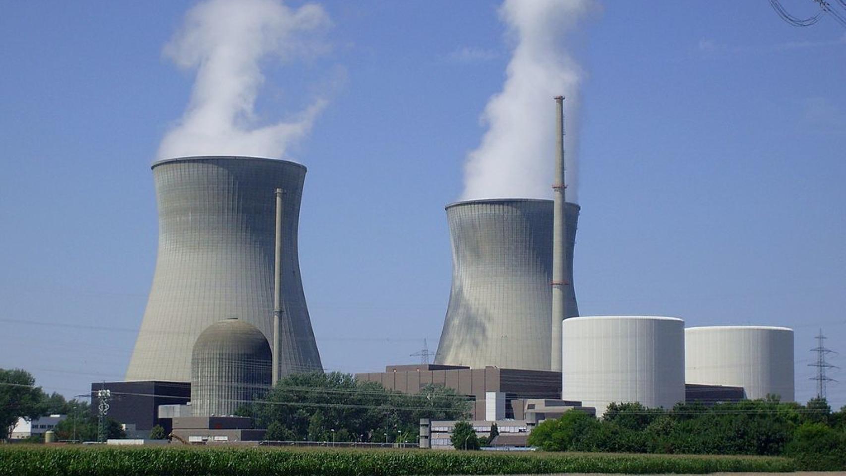 Imagen de la central nuclear de Gundremmingen, en Alemania.