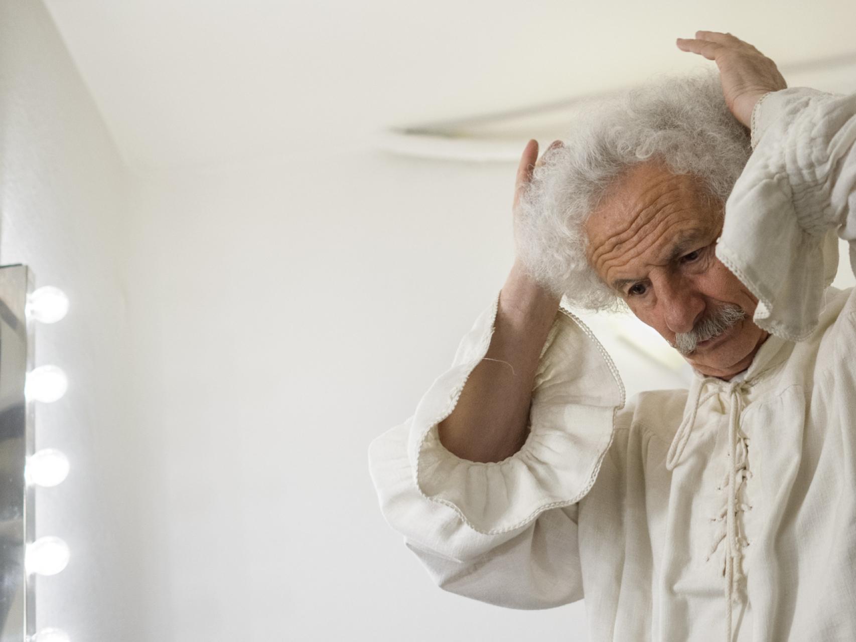 Rafael Álvarez, El Brujo, representando El Lazarillo de Tormes en el Teatro Cofidis.