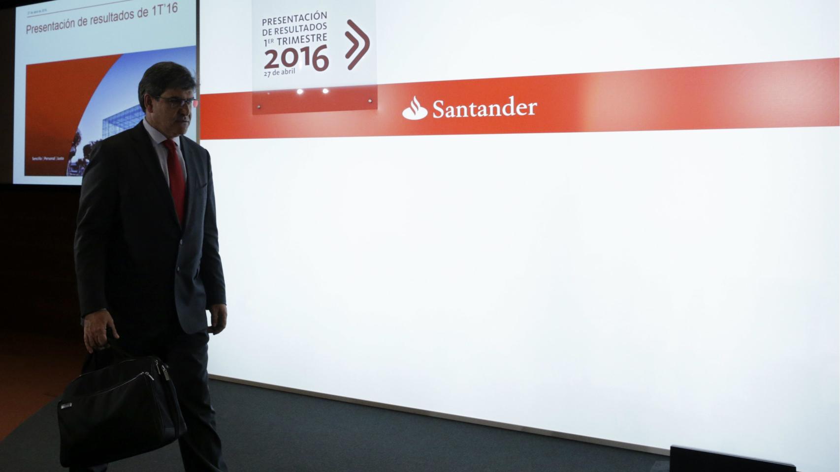 José Antonio Álvarez, consejero delegado del Santander.