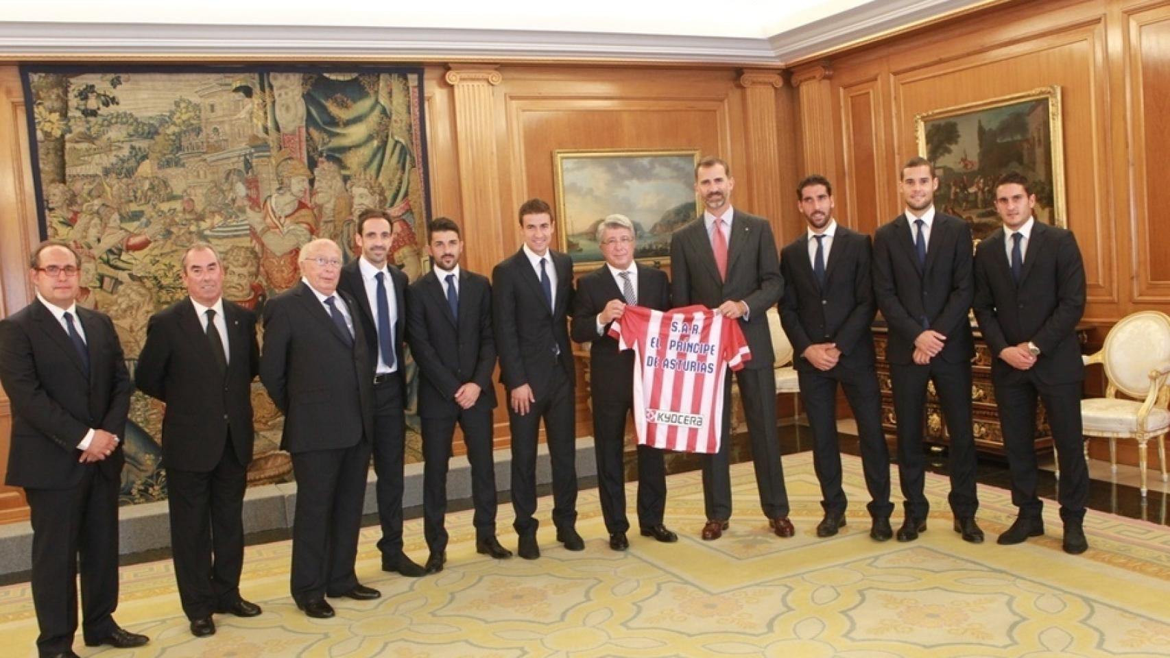 Felipe VI aceptó en 2003 la presidencia de honor en el Centenario del club