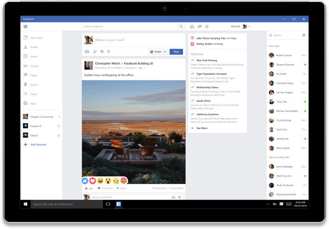 facebook windows 10 2