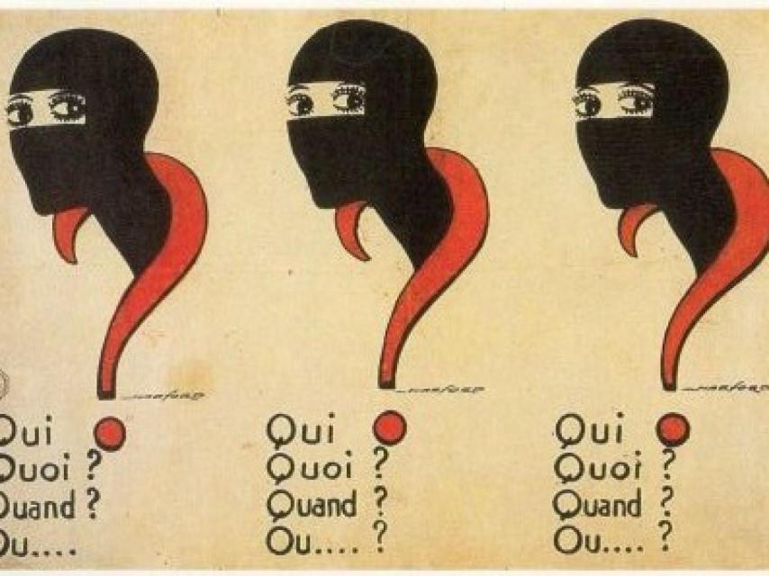 Cartel publicitario de Les vampires.