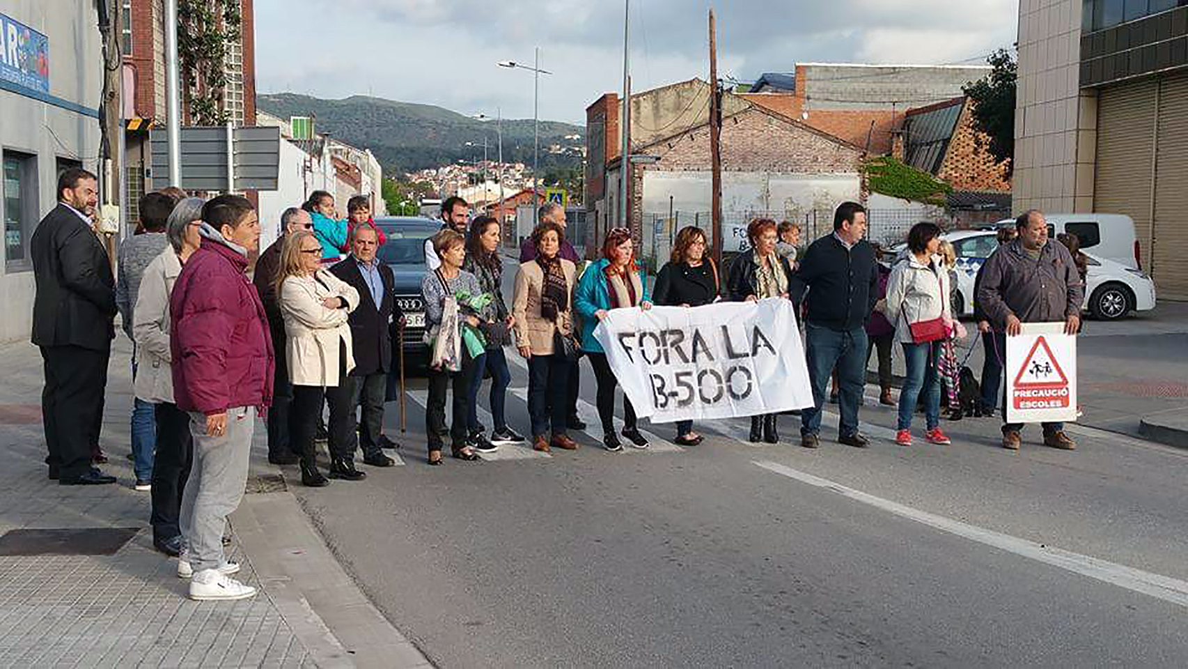 Concentración en Escorca por el atropello de una anciana