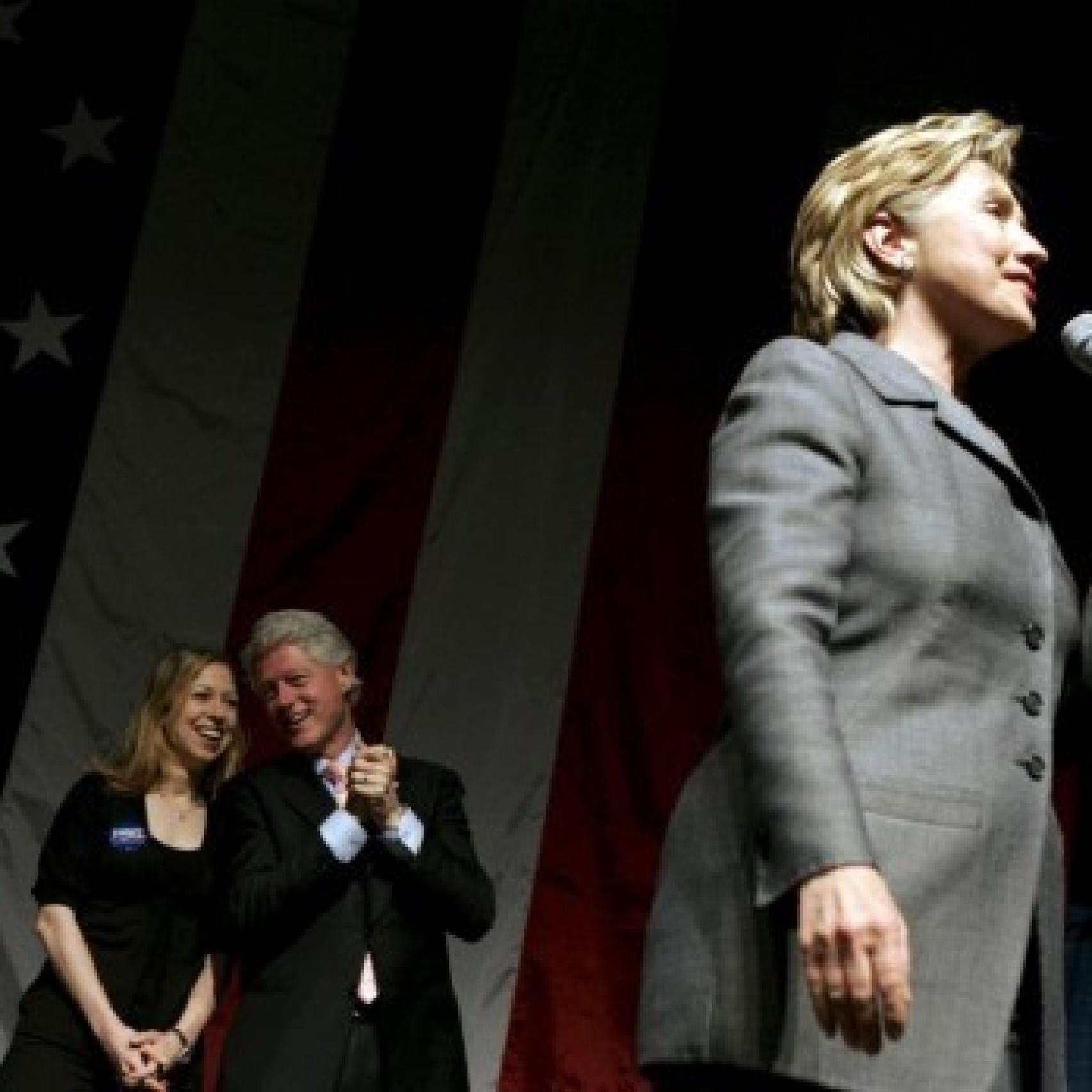 La familia Clinton al completo