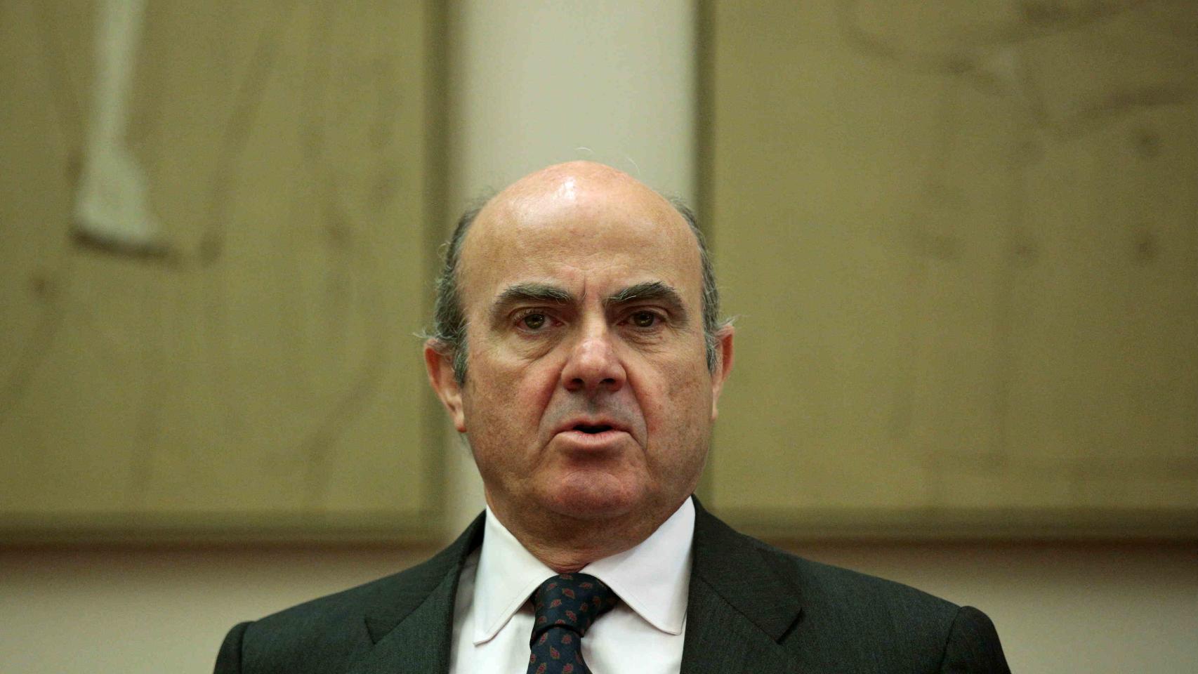 El ministro de Economía en funciones, Luis de Guindos