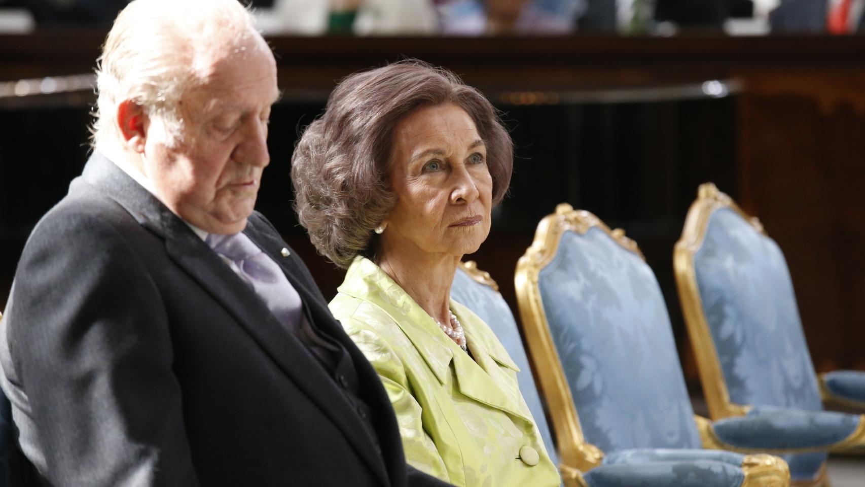Los Reyes eméritos no coincidían en un acto oficial desde el 17 de noviembre de 2015