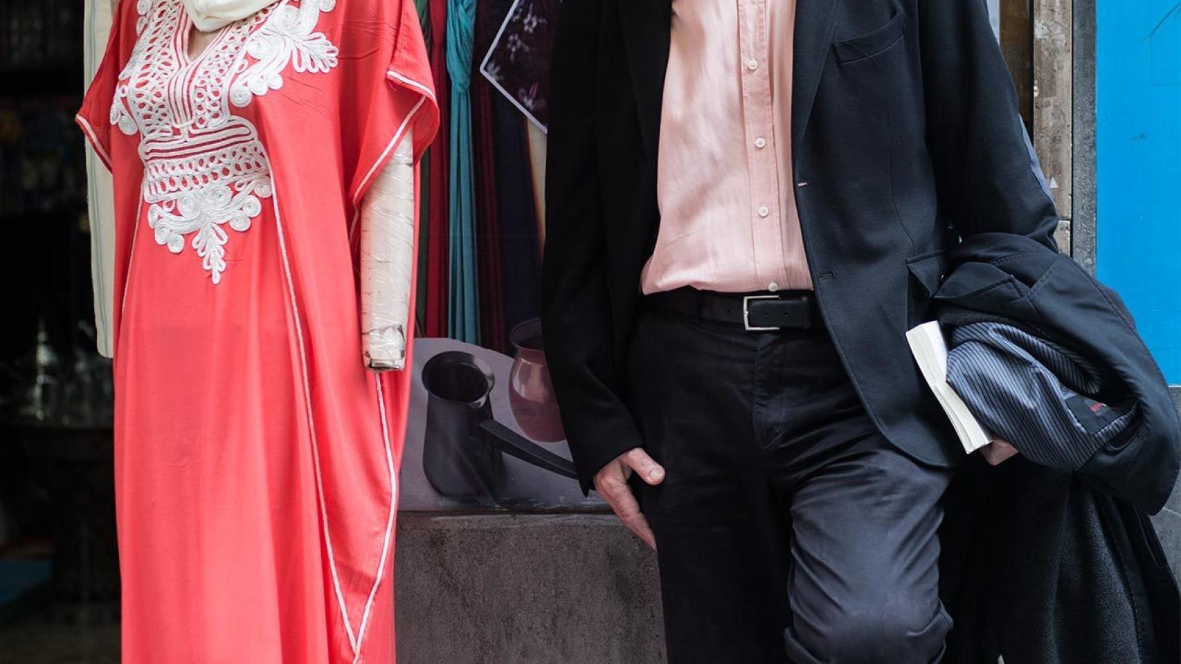 Ignacio Cembrero en el barrio de Lavapiés.