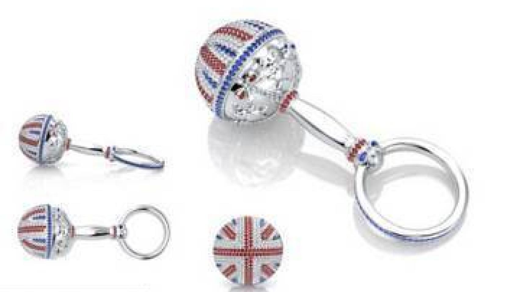 Sonajero de oro diamantes, rubíes y zafiros valorado en 38.000 euros que le ha regalado a la princesa