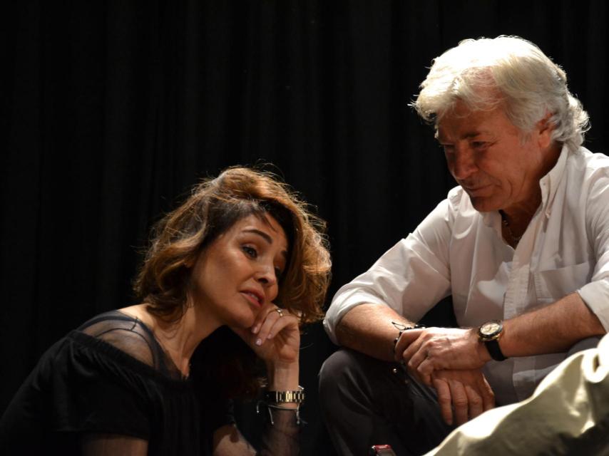 Ángel Nieto y Blanca Marsillach.