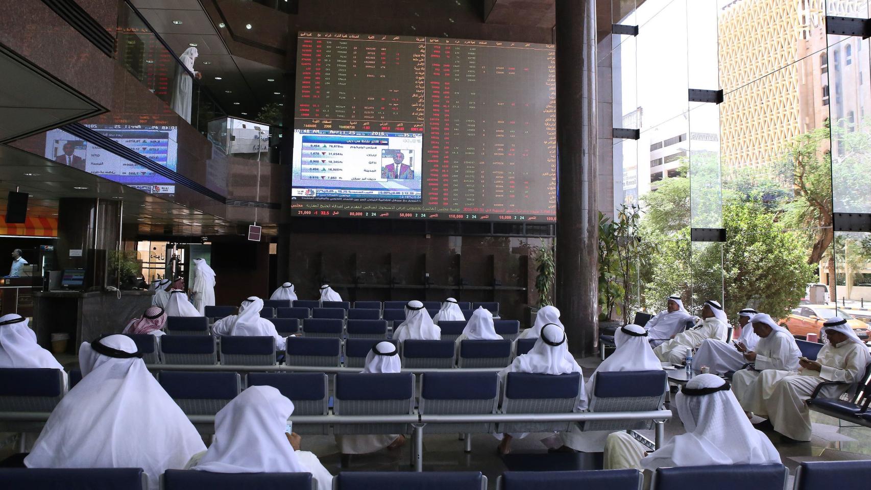 Una imagen de la bolsa de Kuwait.