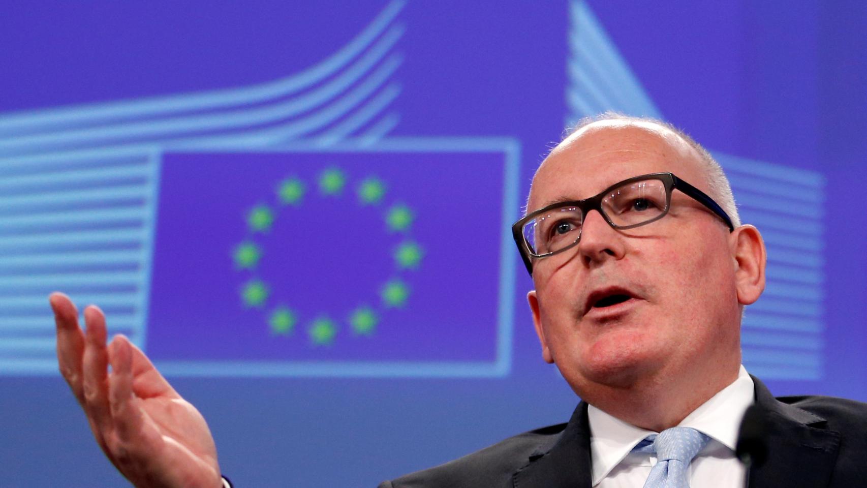 El vicepresidente primero de la Comisión, Frans Timmermans