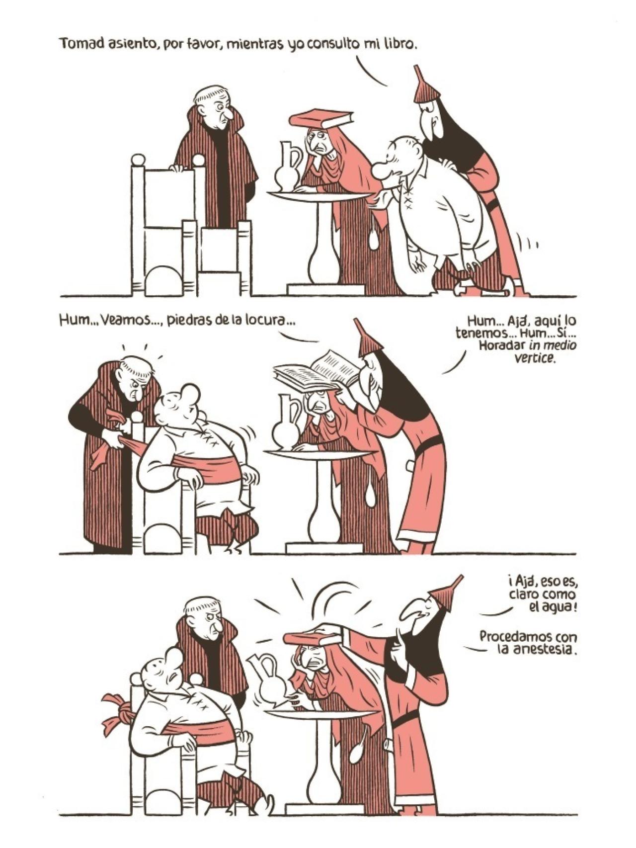 Versión de La extracción de la piedra de la locura.