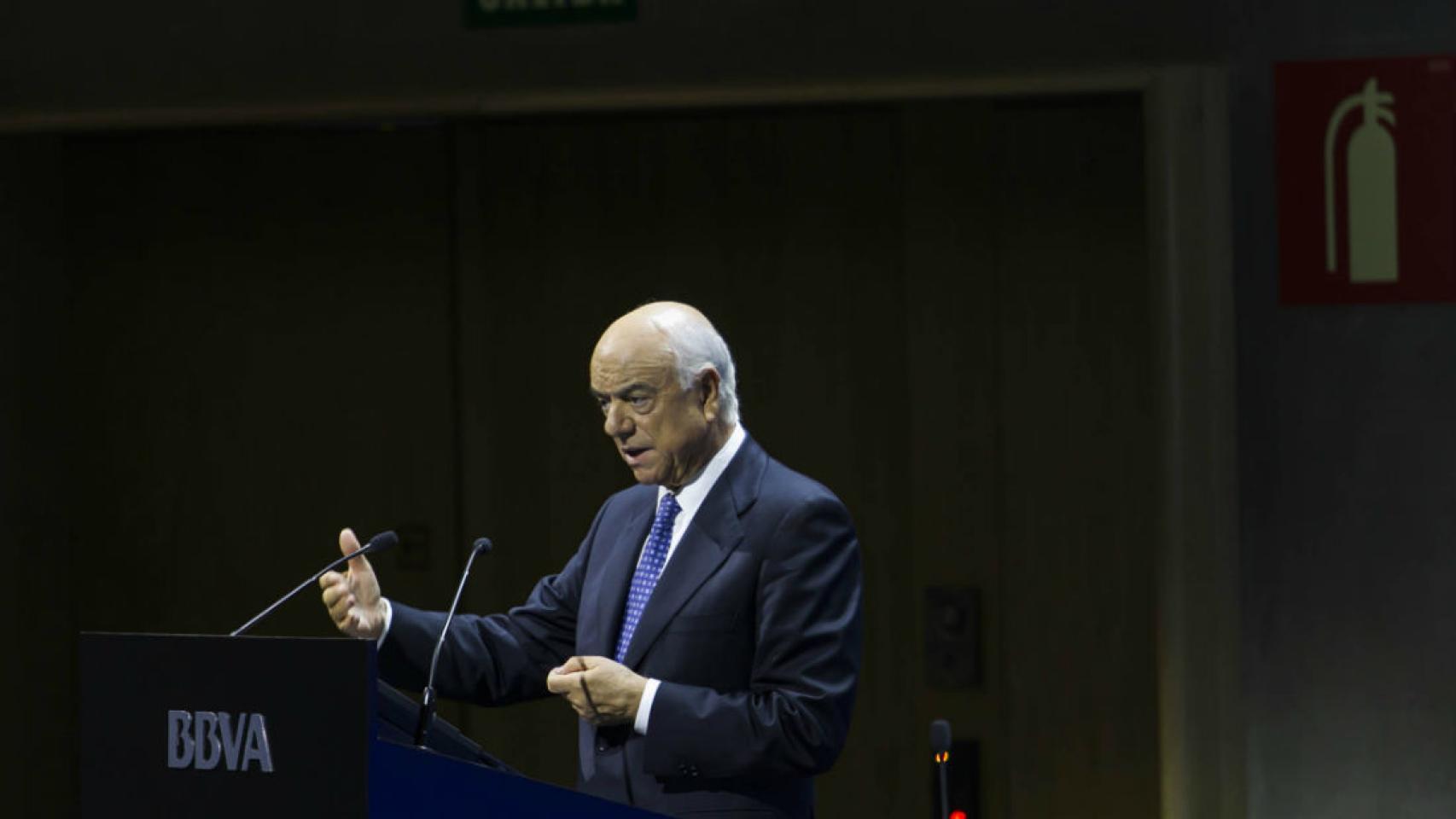 Francisco González, presidente del BBVA.