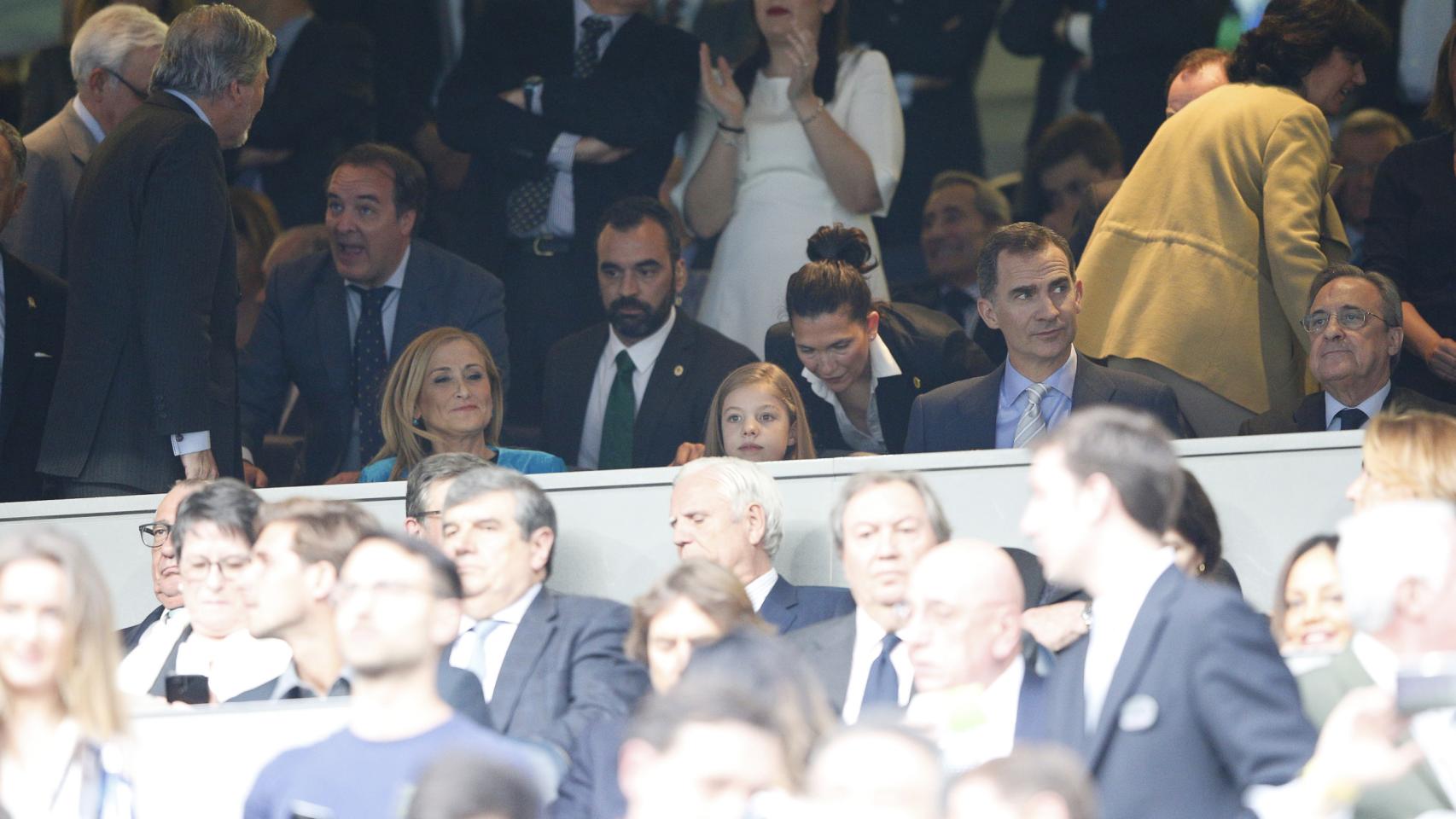 La infanta Sofía ha disfrutado mucho del partido
