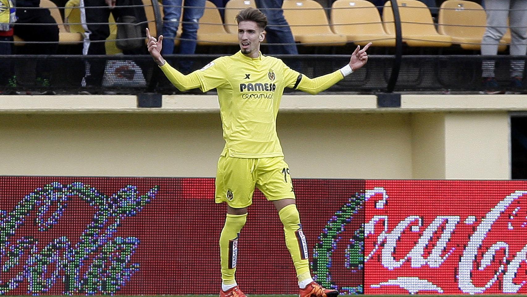 Samu Castillejo, en el Madrigal.