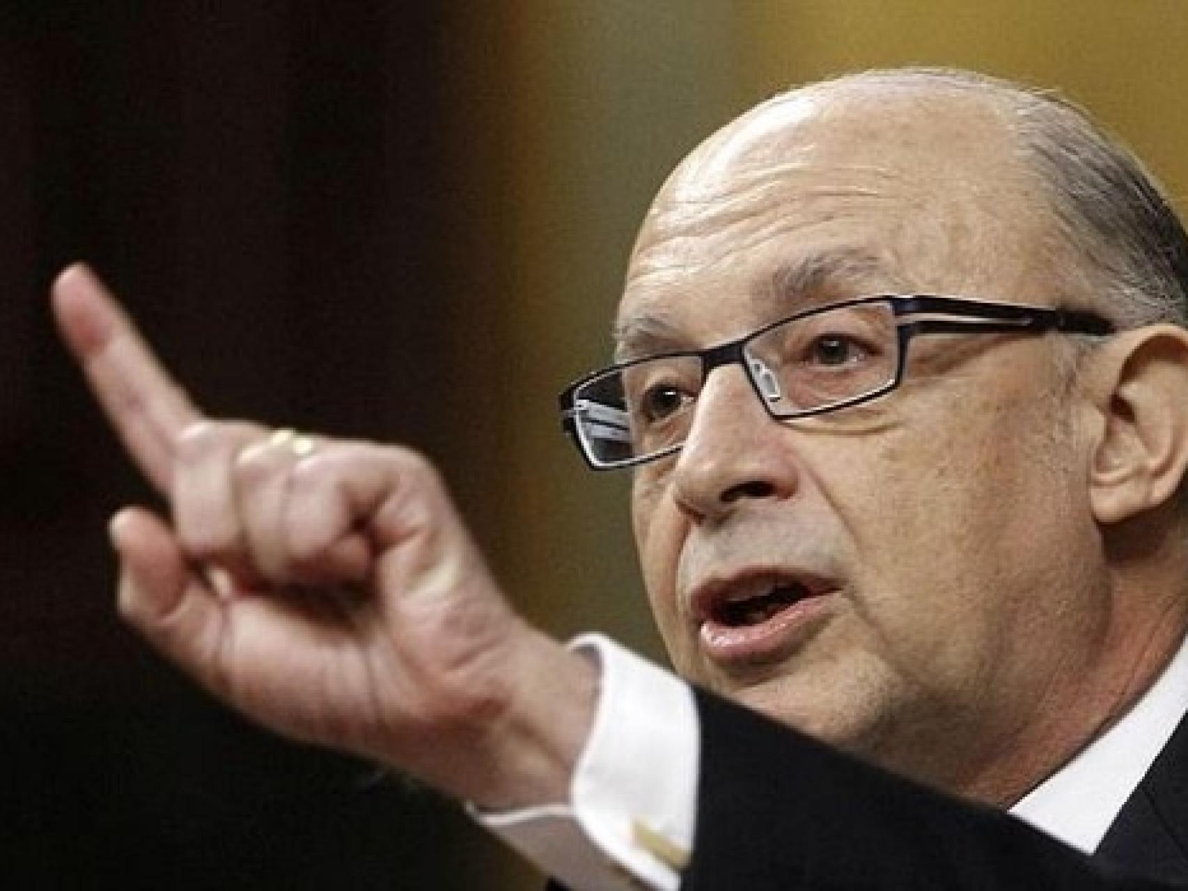El Ministro de Hacienda, Cristóbal Montoro.