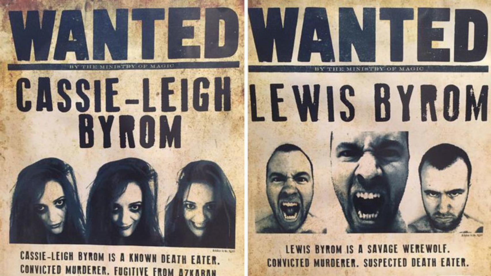 Así eran las invitaciones para la boda.