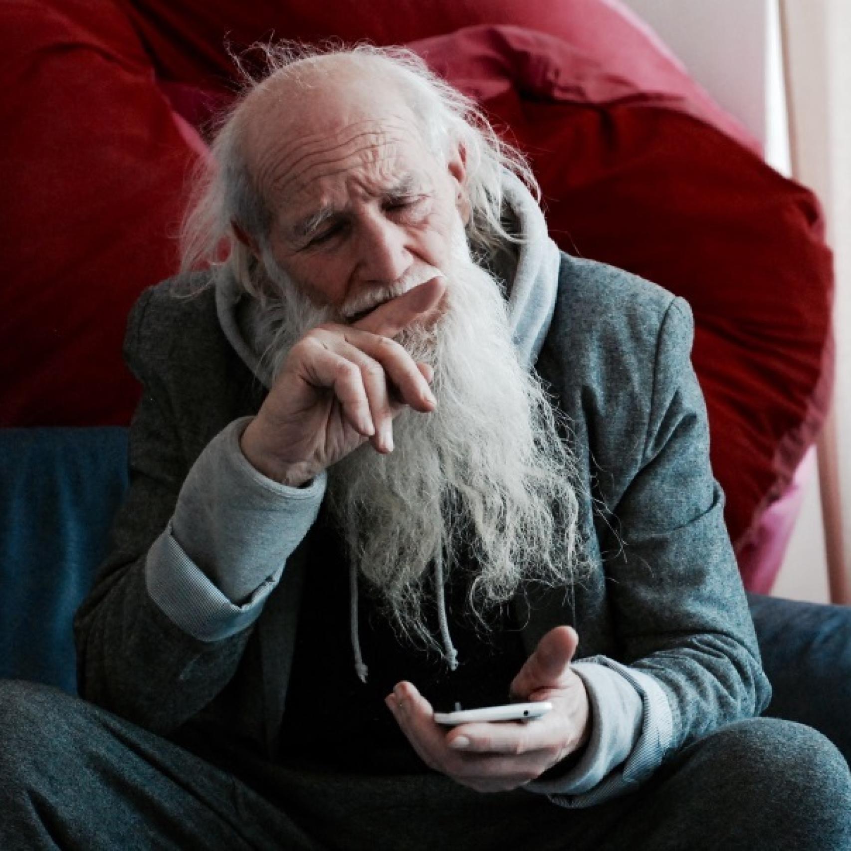 Komet en un momento de la entrevista con este periódico.