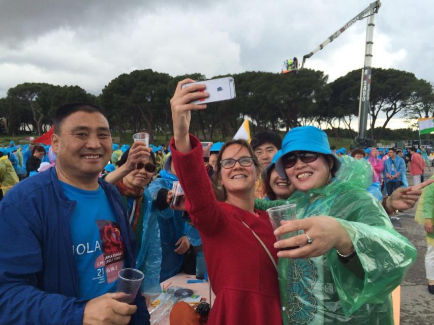 Luego me he vengado yo haciéndome algún selfi con ellos