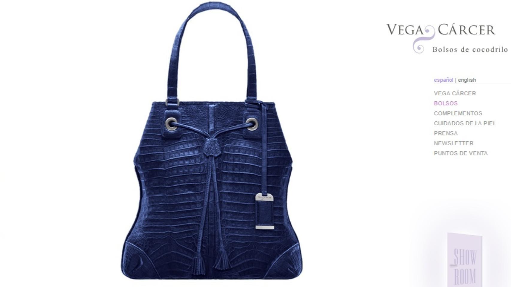 Bolso de piel hecho a mano de Vega Cárcer