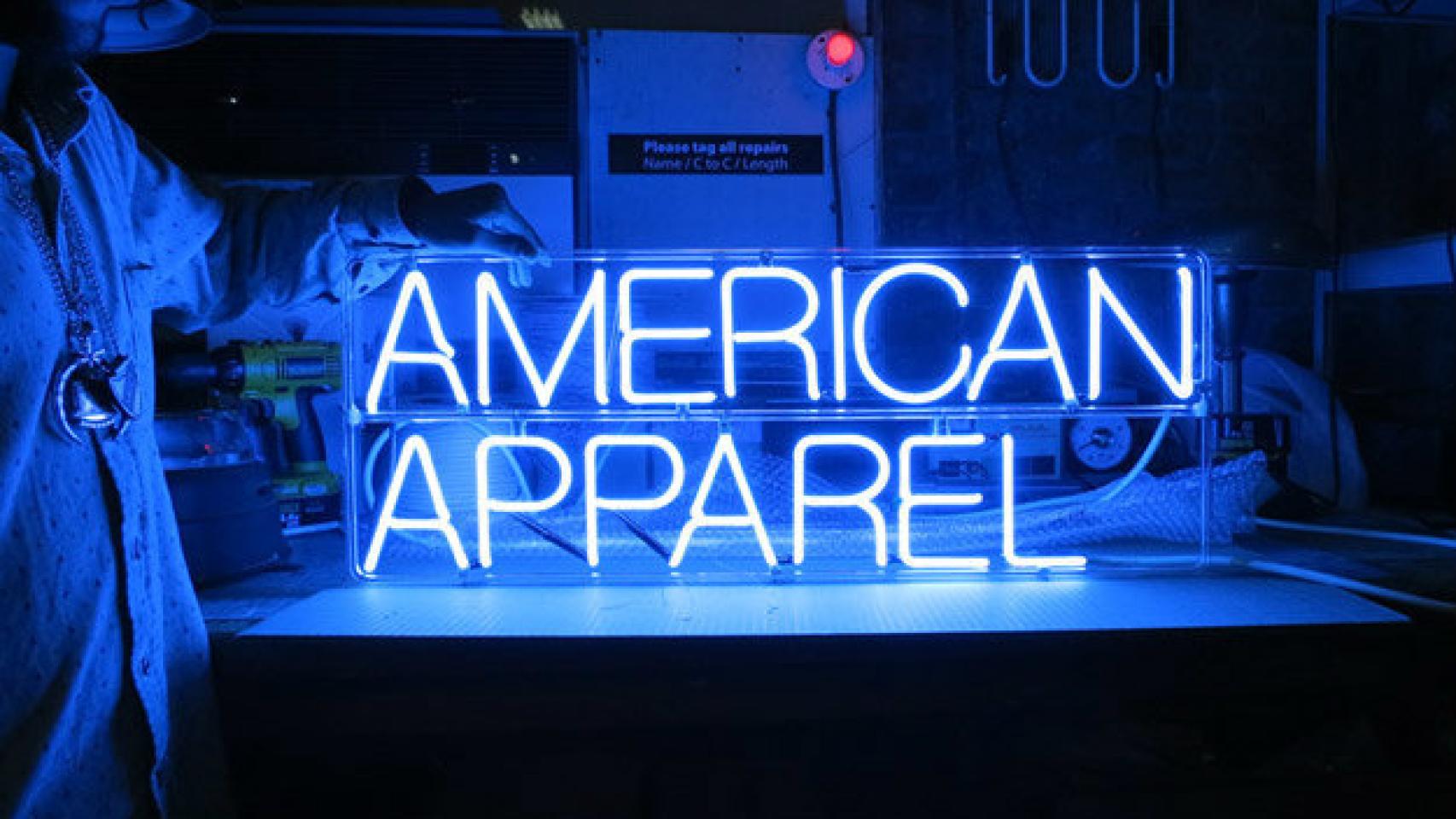 Logo de American Apparel.