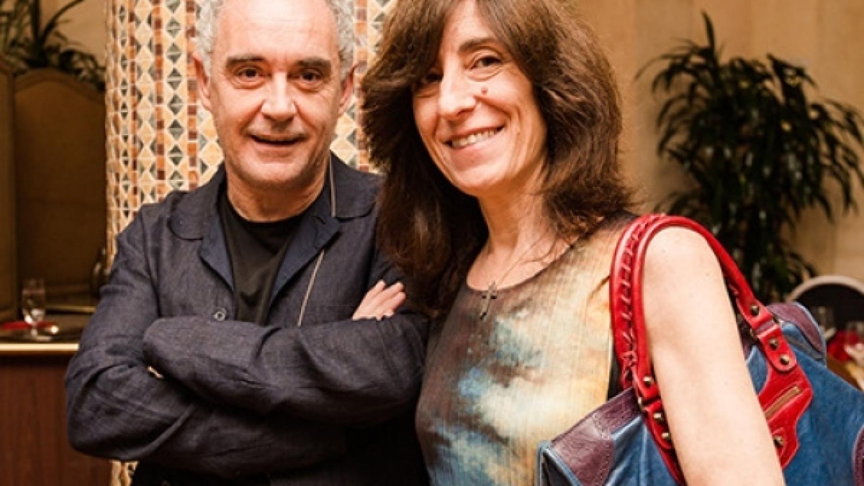 Ferrán Adriá y su esposa Isabel Pérez
