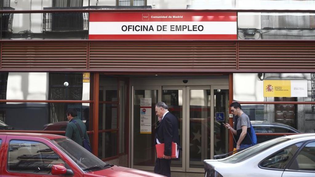 Una oficina de empleo en Madrid.