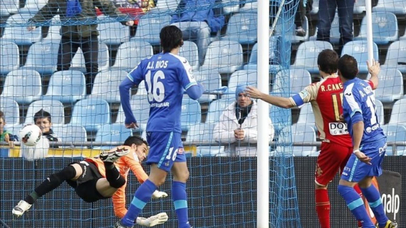 Imagen de un Getafe-Sporting anterior.