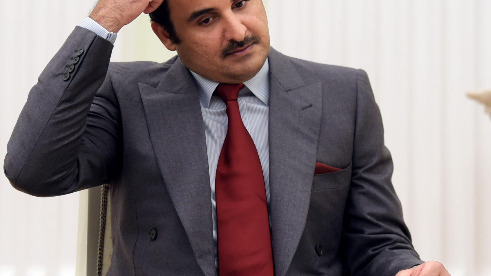 El emir de Qatar Tamim bin Hamad Al Thani en EEUU el pasado 21 de abril.